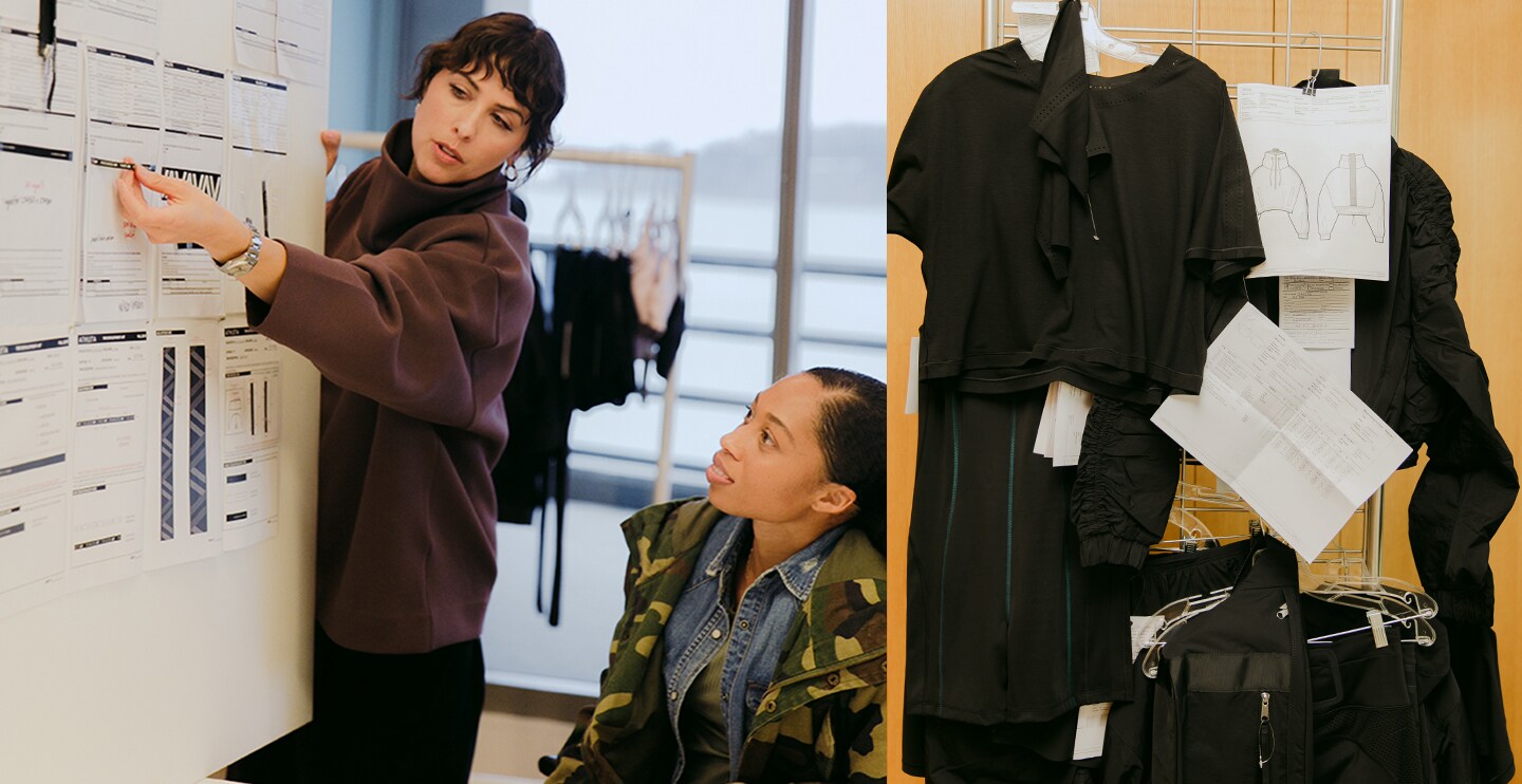 Senior Director Casey Schumacher collaborates with Allyson Felix