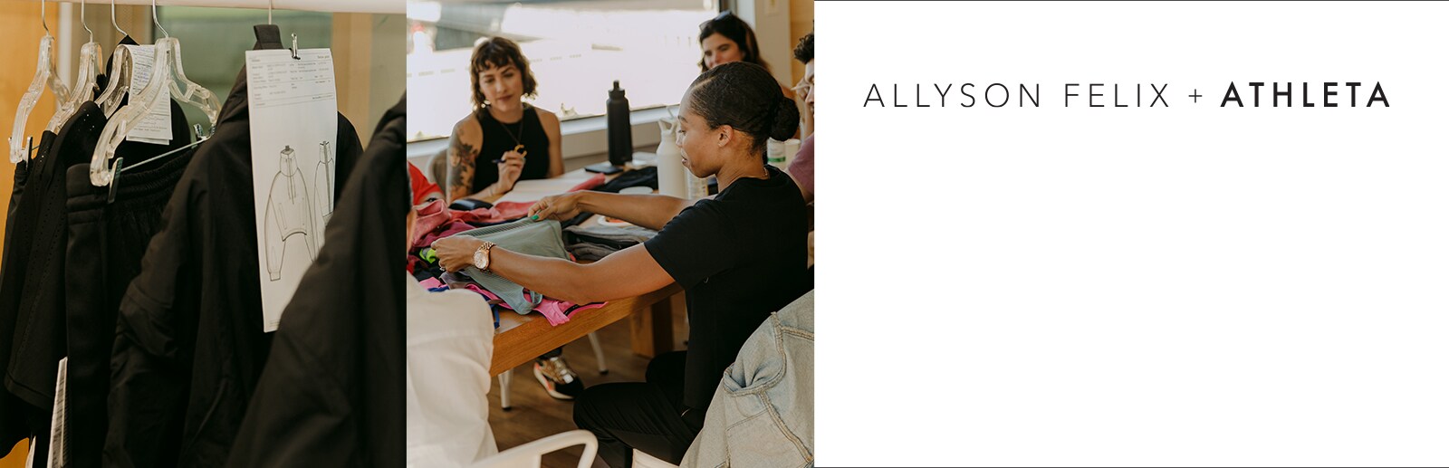 allyson felix designing her line with athleta