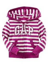 Stripe arch logo hoodie