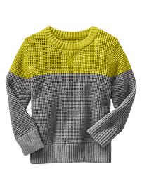 Colorblock sweater