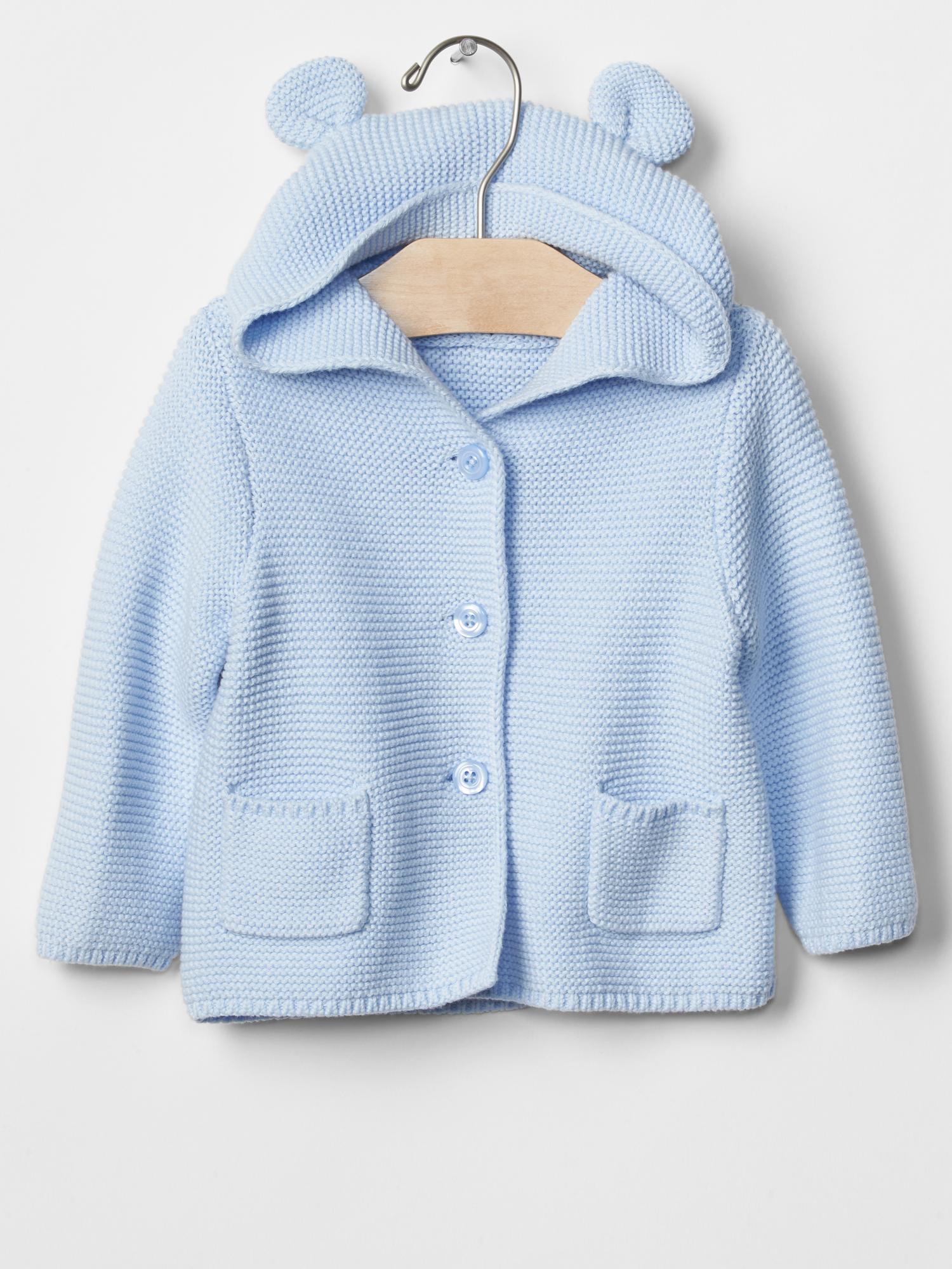 gap baby cardigan with ears