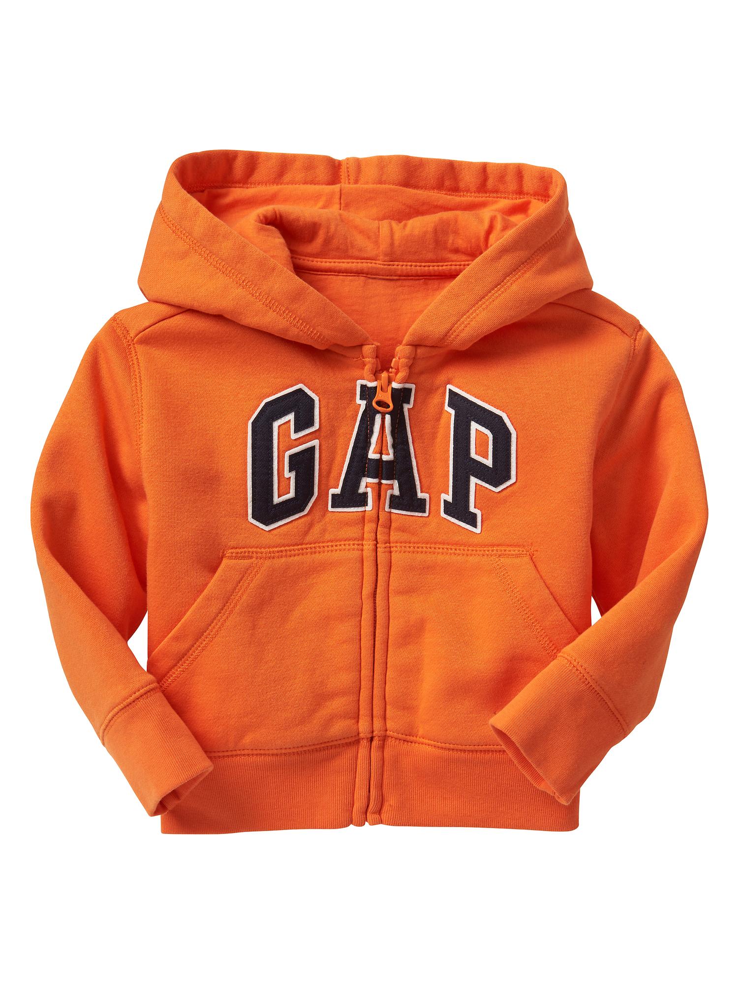 gap orange sweatshirt