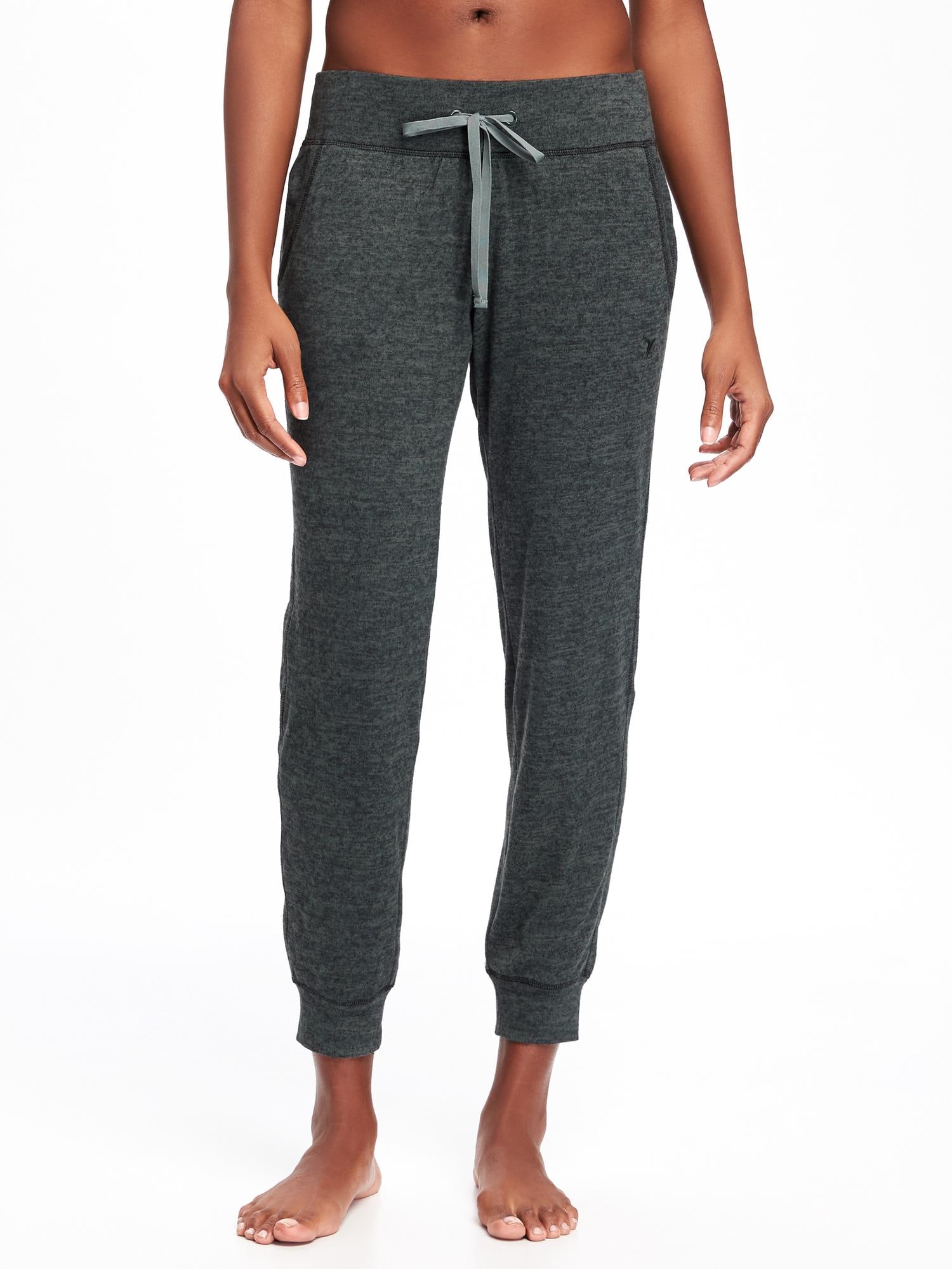 old navy mid rise sweater knit joggers