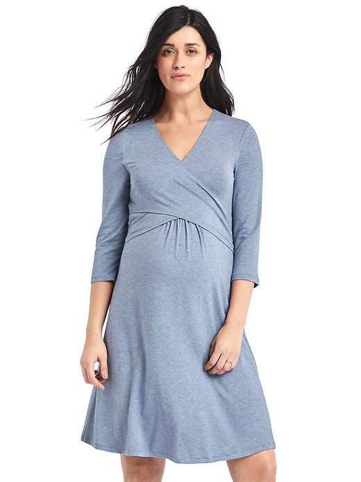 gap denim wrap dress