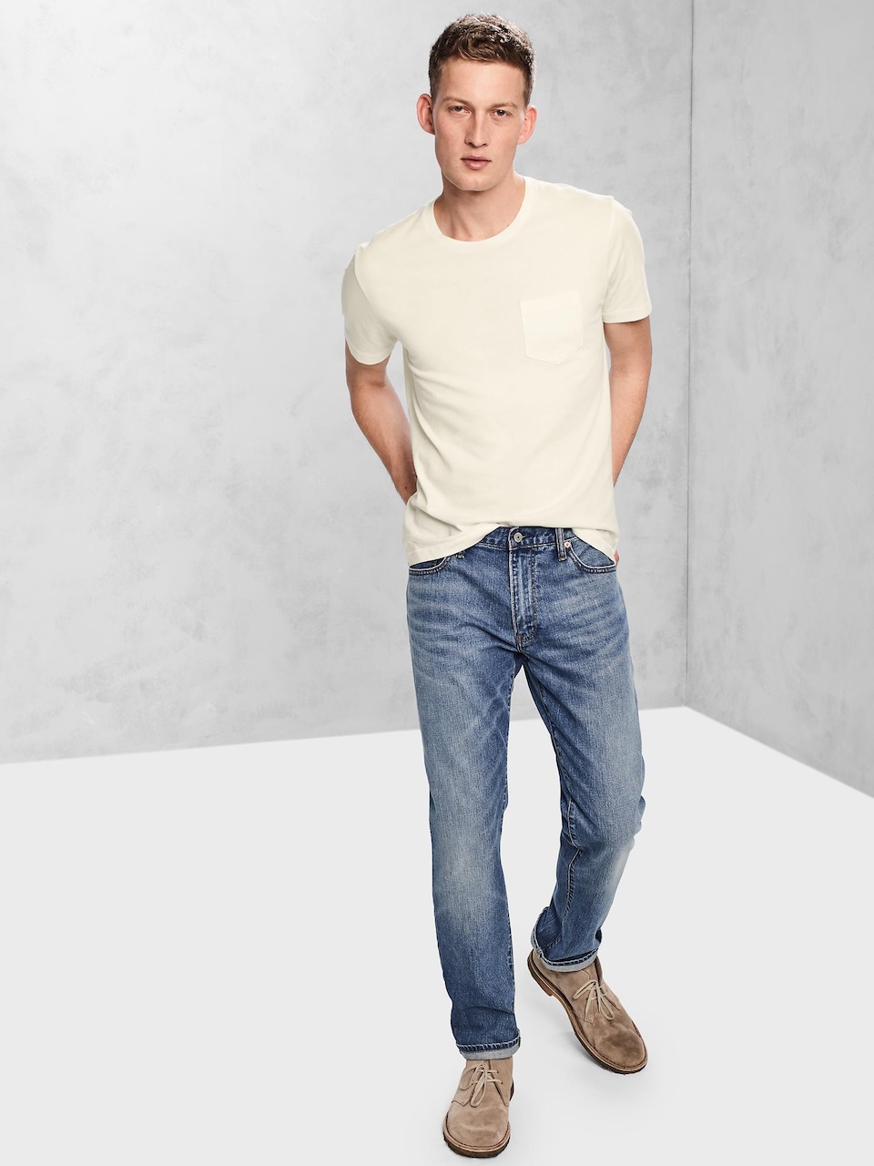 GapFlex Straight Jeans with Washwell
