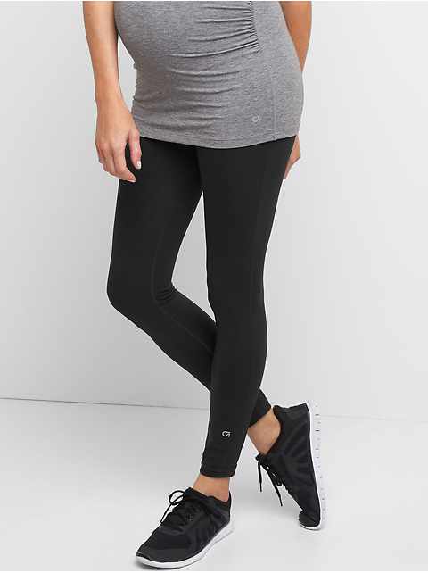 gap blackout maternity leggings