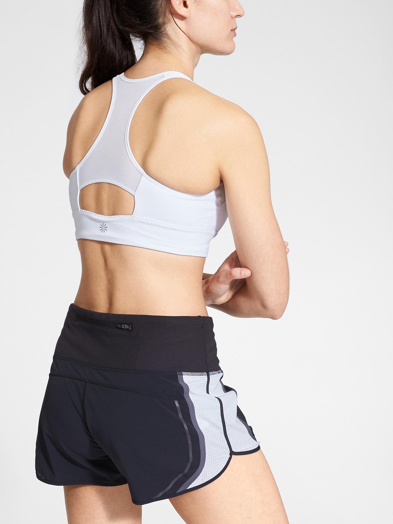 athleta zip front sports bra