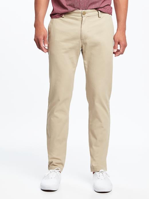 mens slim khakis