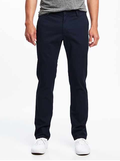 old navy mens khakis slim