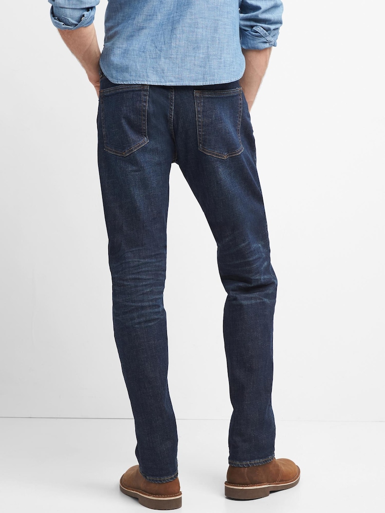 Straight Jeans With Gapflex