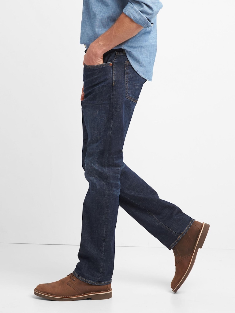 Straight Jeans With Gapflex
