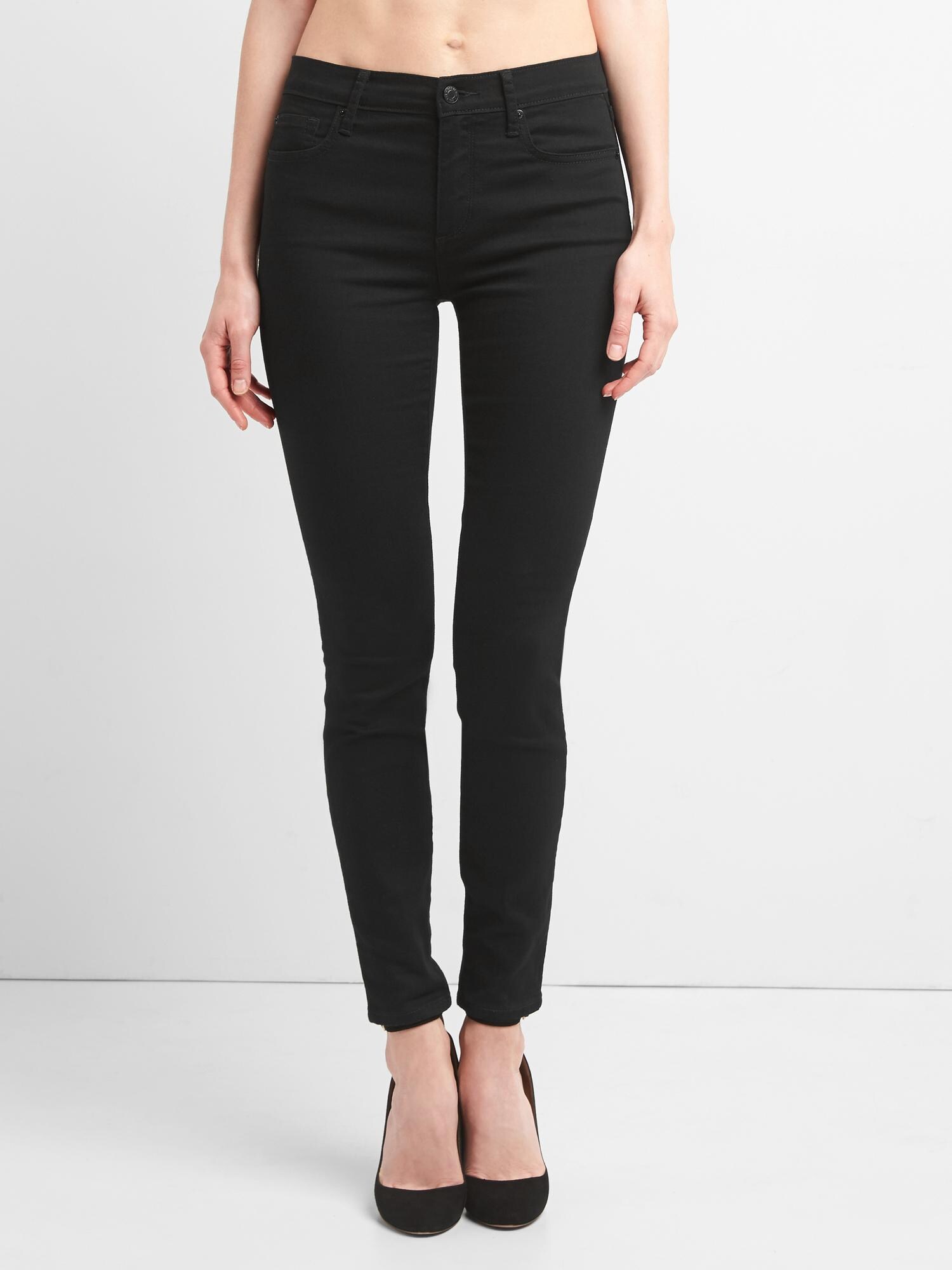 gap true skinny super high rise