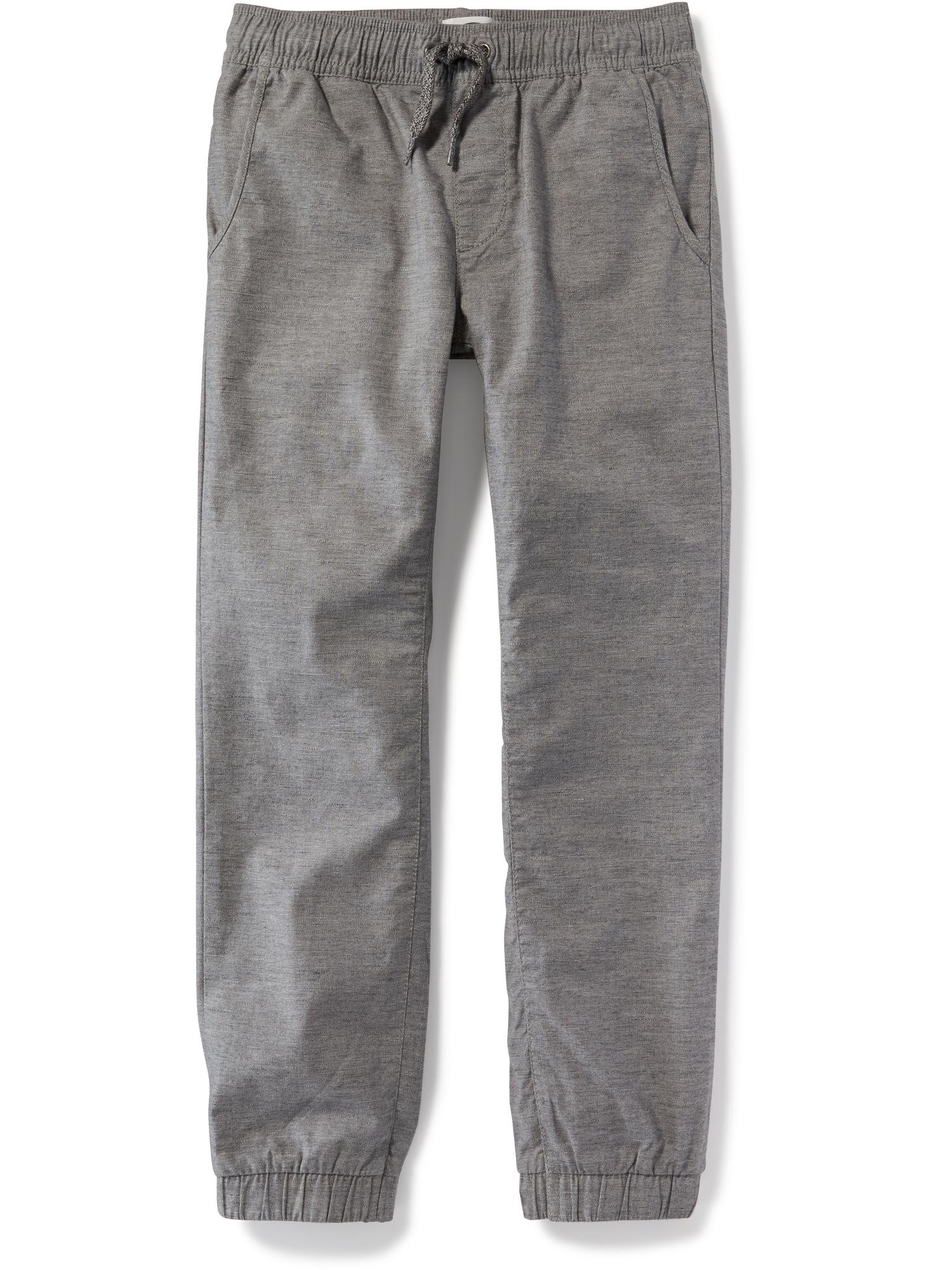 chambray joggers old navy