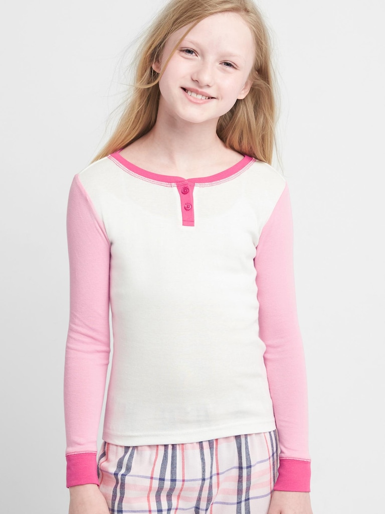 Colorblock PJ henley