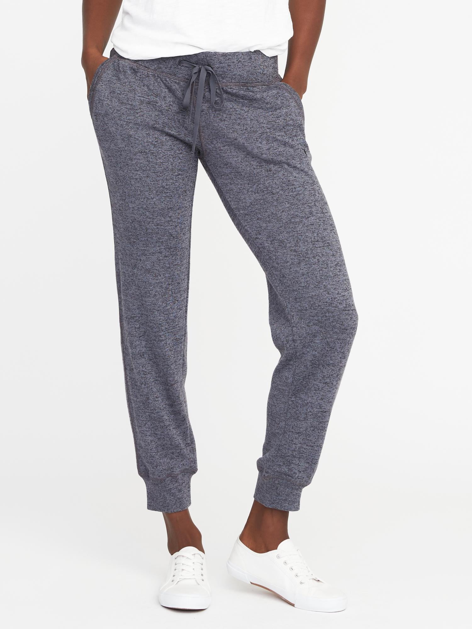 old navy mid rise sweater knit joggers