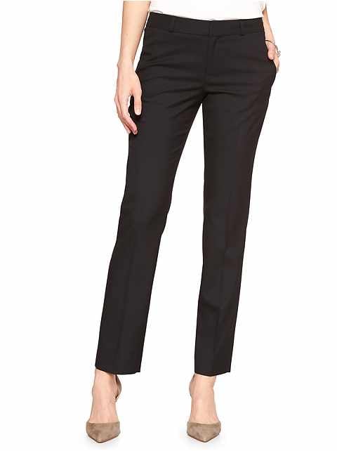 petite wide leg dress pants