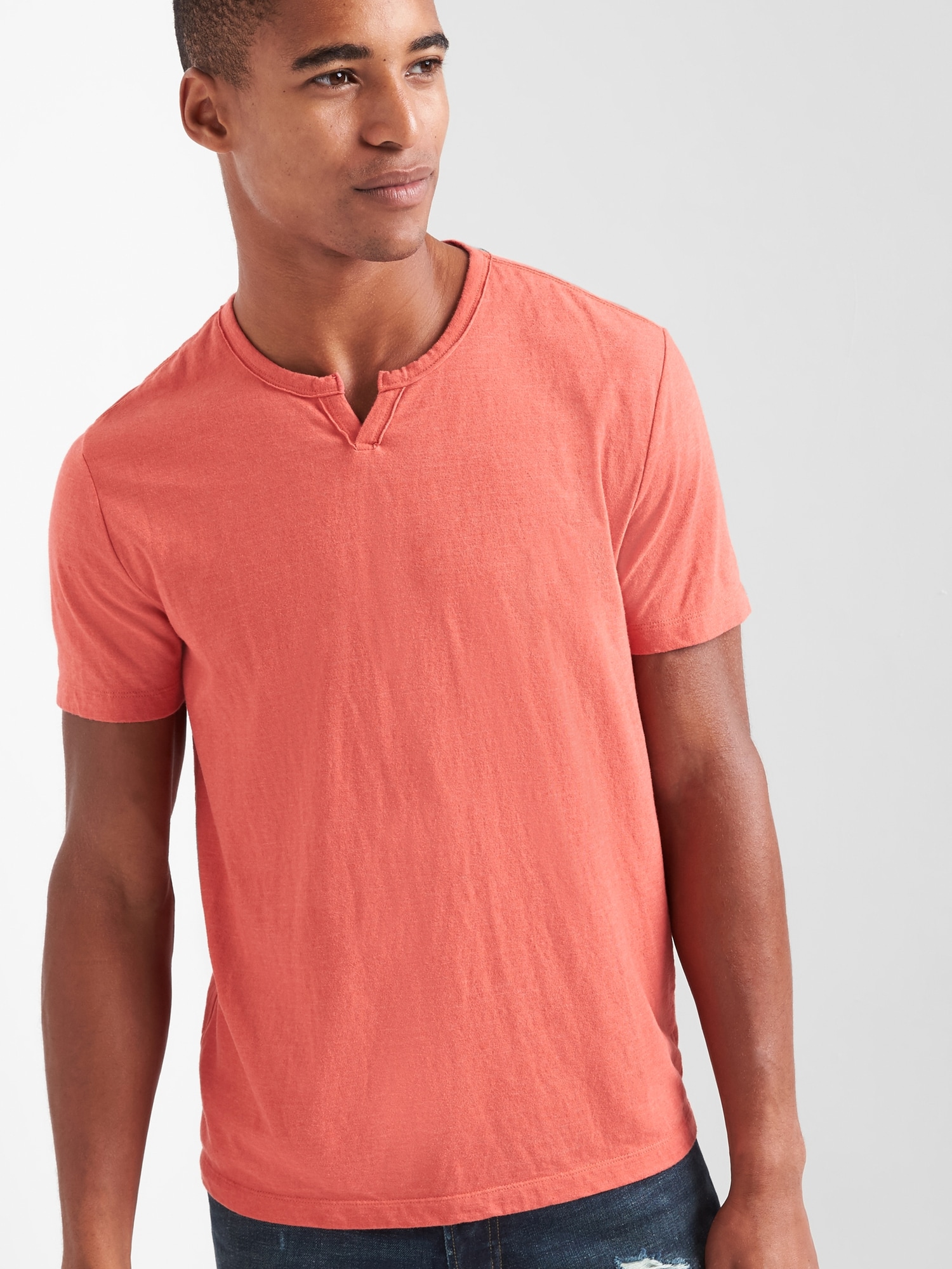 gap notch t shirt