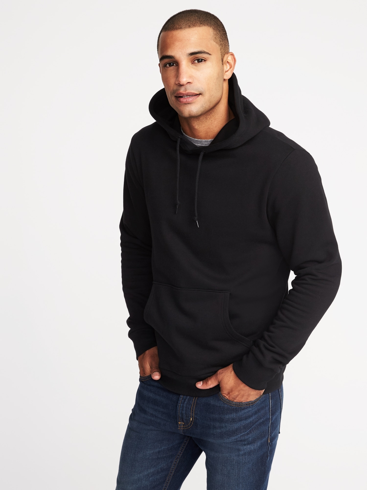 mens navy hoodie