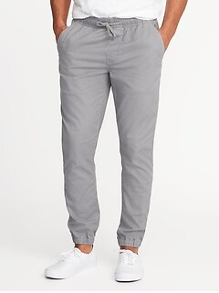 gray khaki joggers