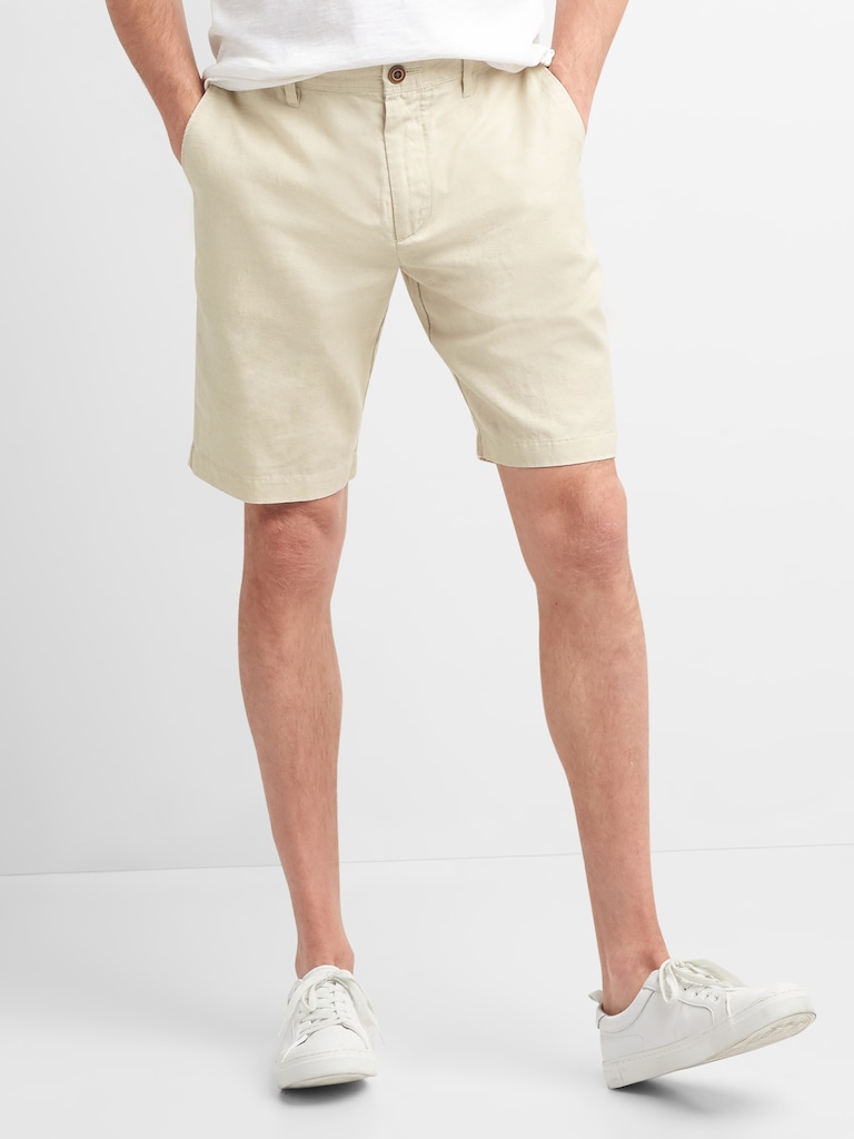 10" Chino Shorts in Linen