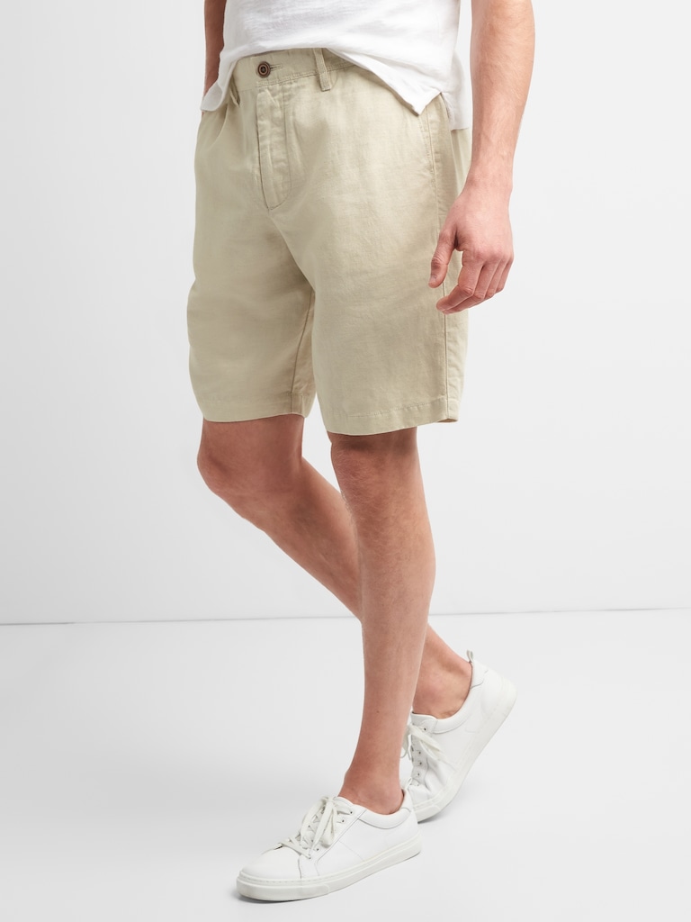 10" Chino Shorts in Linen
