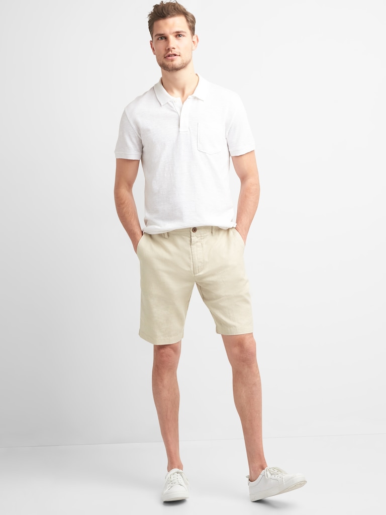 10" Chino Shorts in Linen