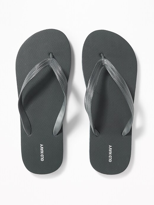 old navy black flip flops