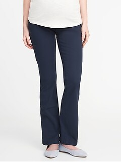 navy blue maternity work pants