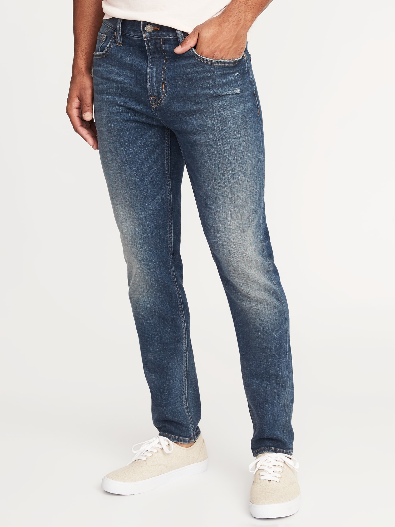 Relaxed Slim Built-In Flex Jeans For 