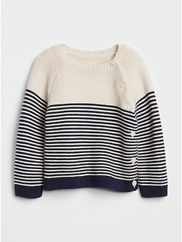 gap side stripe sweater