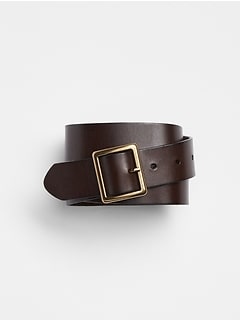 gap basic leather belt