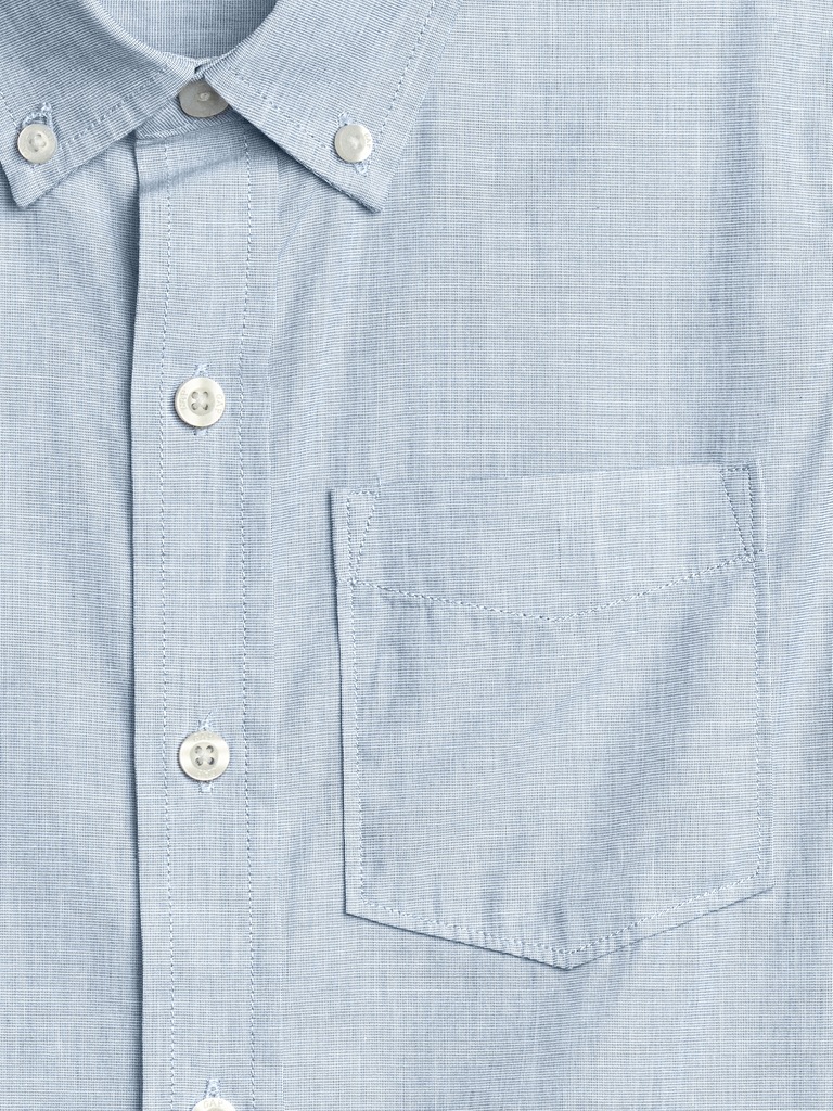 Kids Uniform Poplin Long Sleeve Shirt