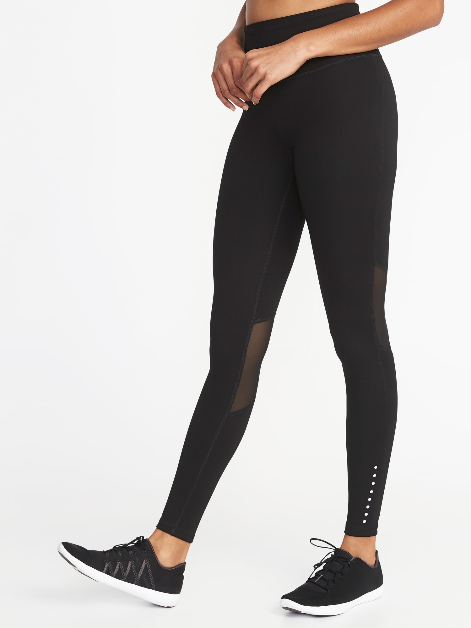 old navy high rise run leggings