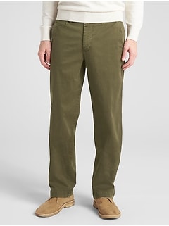 gap khaki trousers