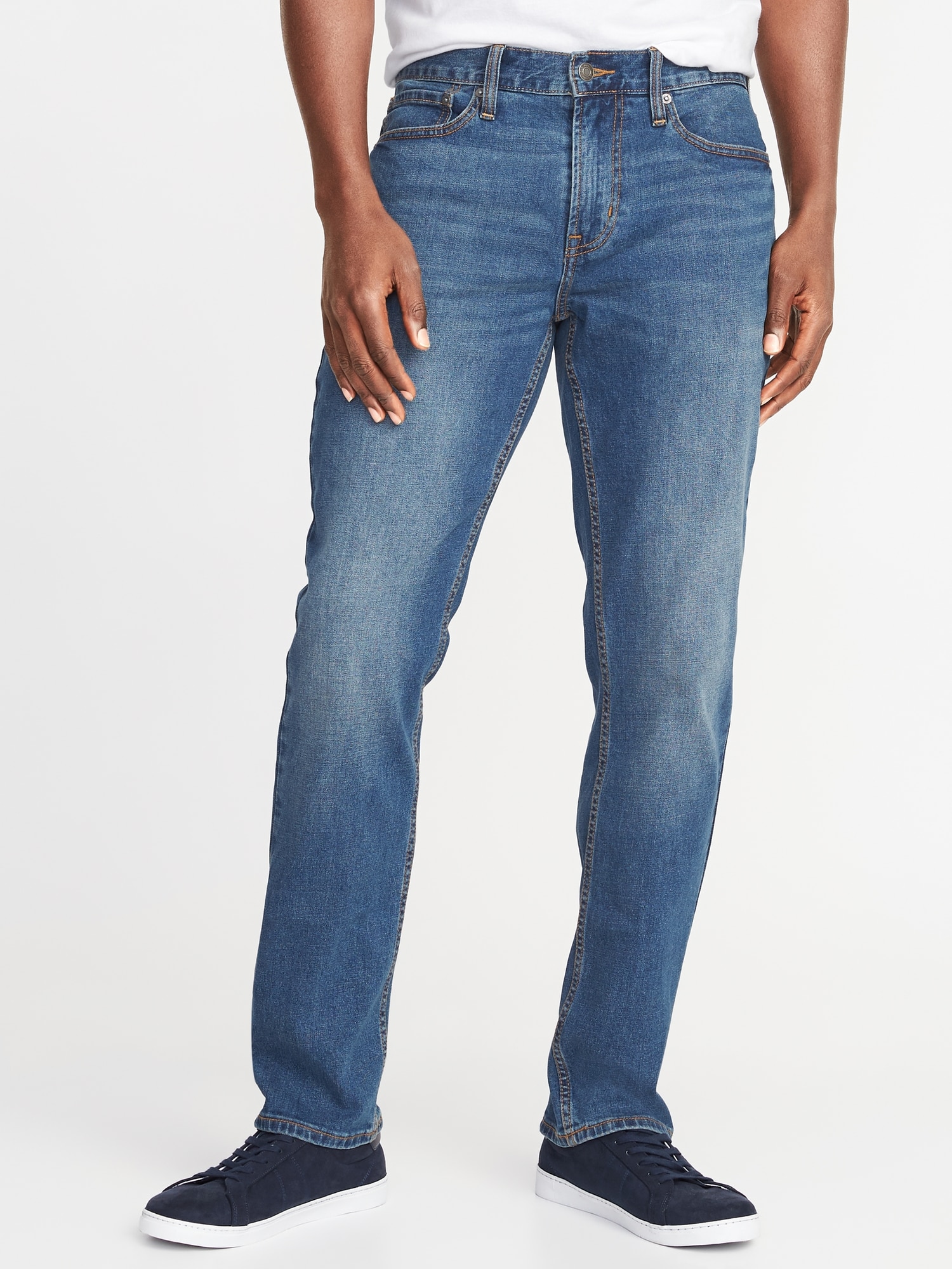 Straight Built-In Flex Jeans For Men