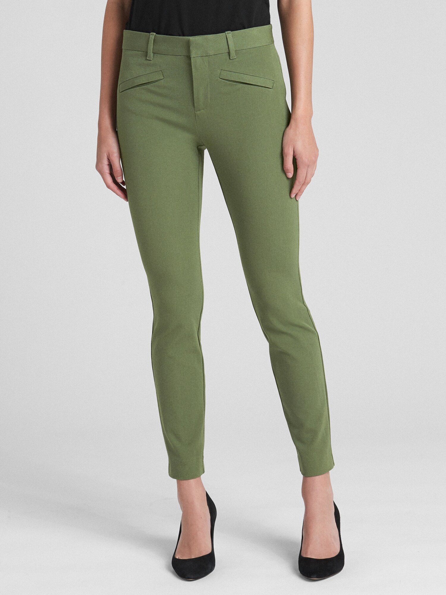 gap signature skinny ankle khaki