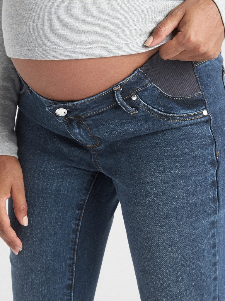 Maternity Soft Wear Inset Panel True Skinny Jeans