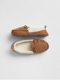 moccasin slippers boys