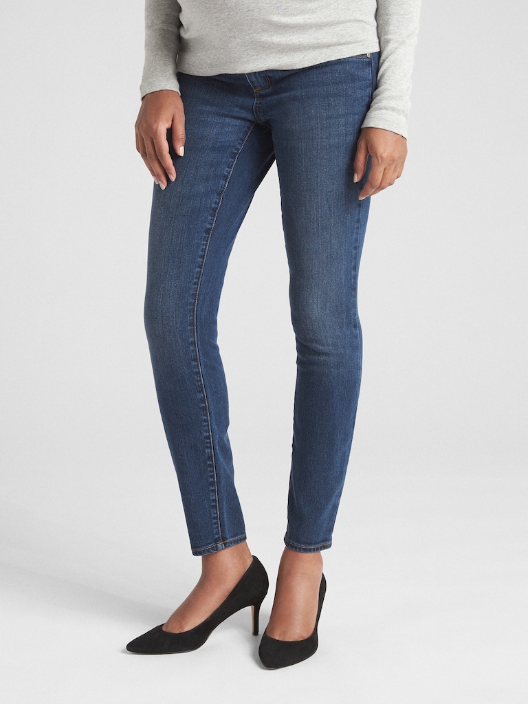 Maternity Soft Wear Inset Panel True Skinny Jeans