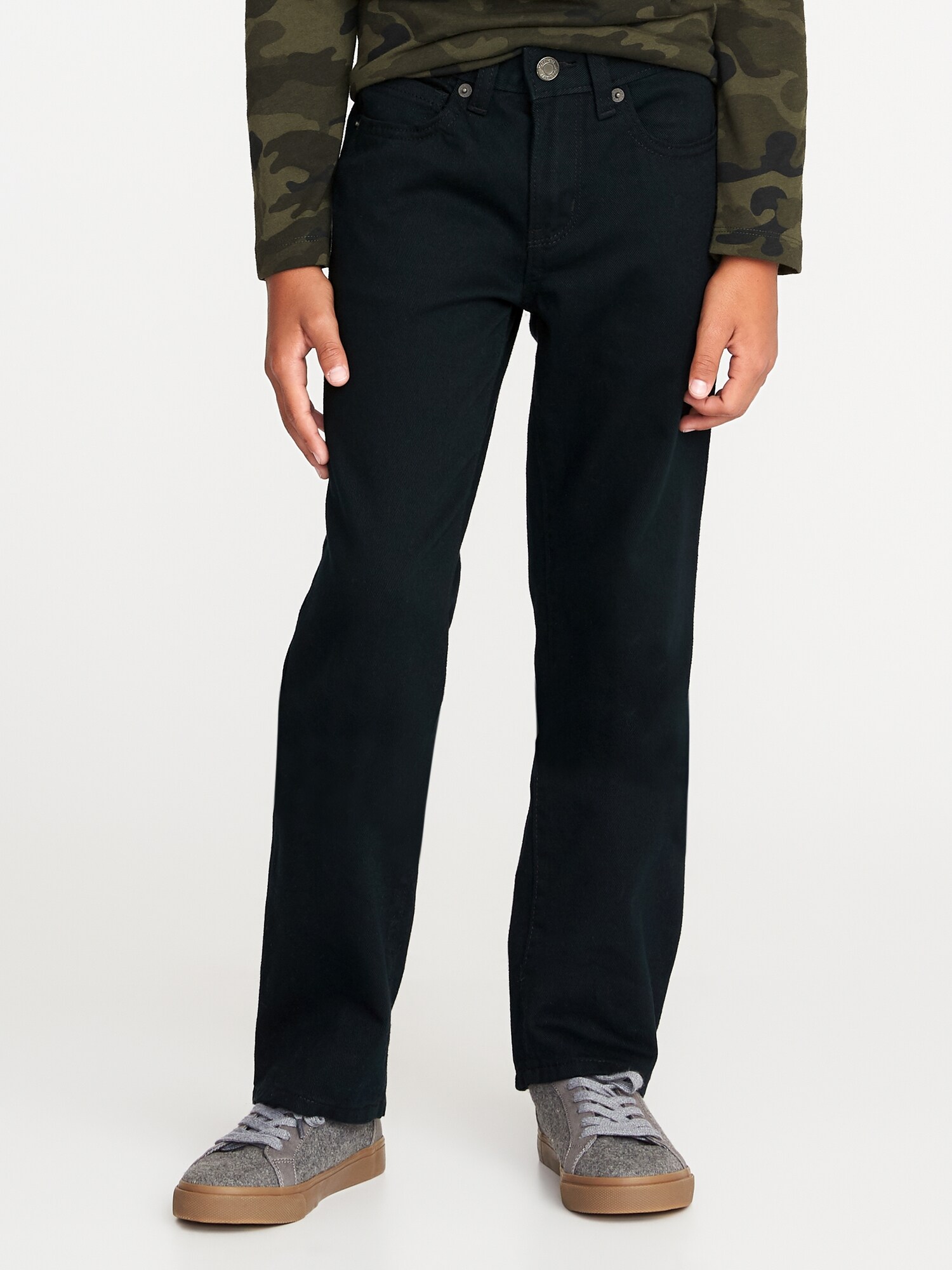 *Hot Deal* Straight Non-Stretch Five-Pocket Pants for Boys