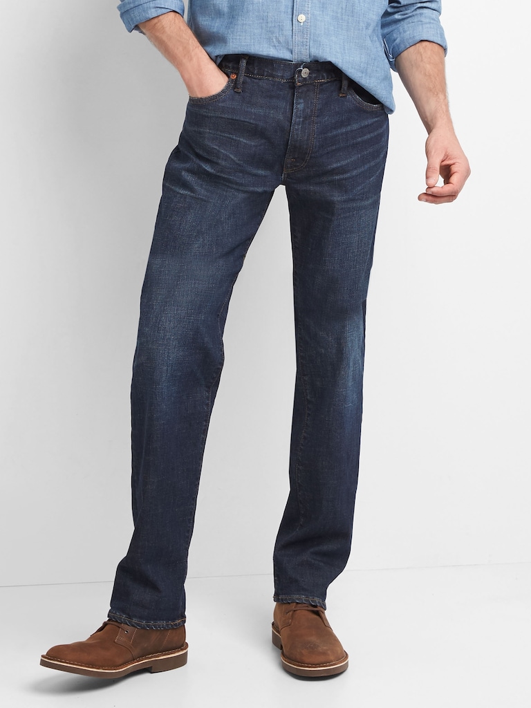 Straight Jeans With Gapflex