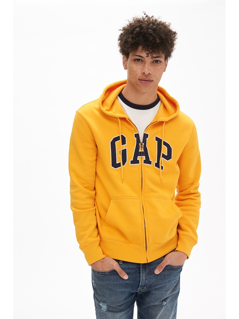 Relaxed Gap Logo Zip Hoodie