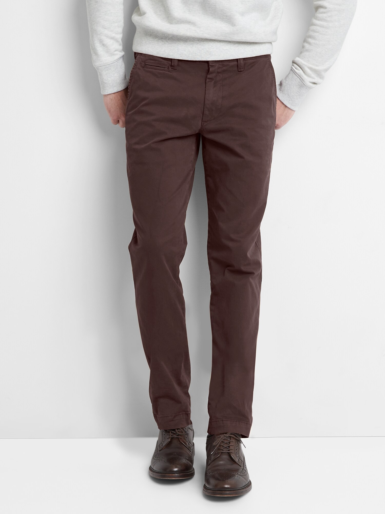 gap vintage slim fit khakis