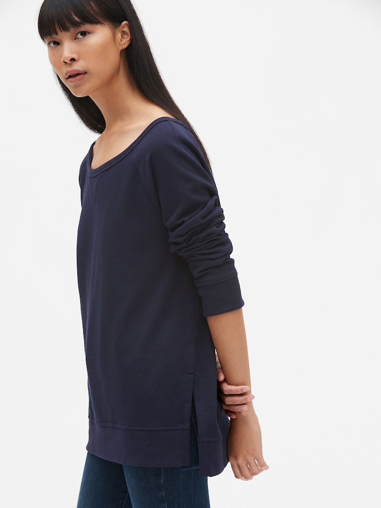 Vintage Soft Pullover Sweatshirt Tunic