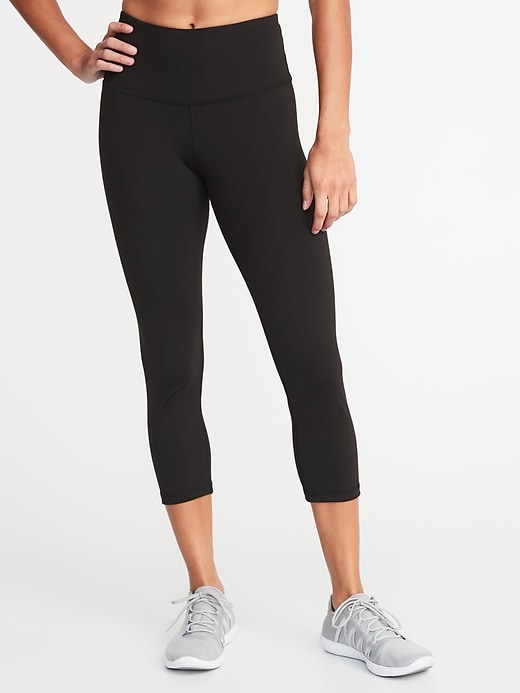 High-Waisted Elevate Crop Leggings For Women | Old Navy