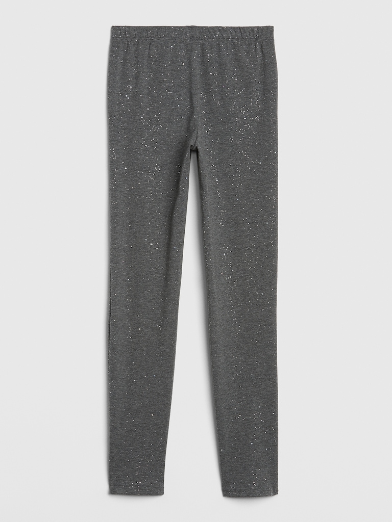 Kids Sparkle Leggings in Stretch Jersey