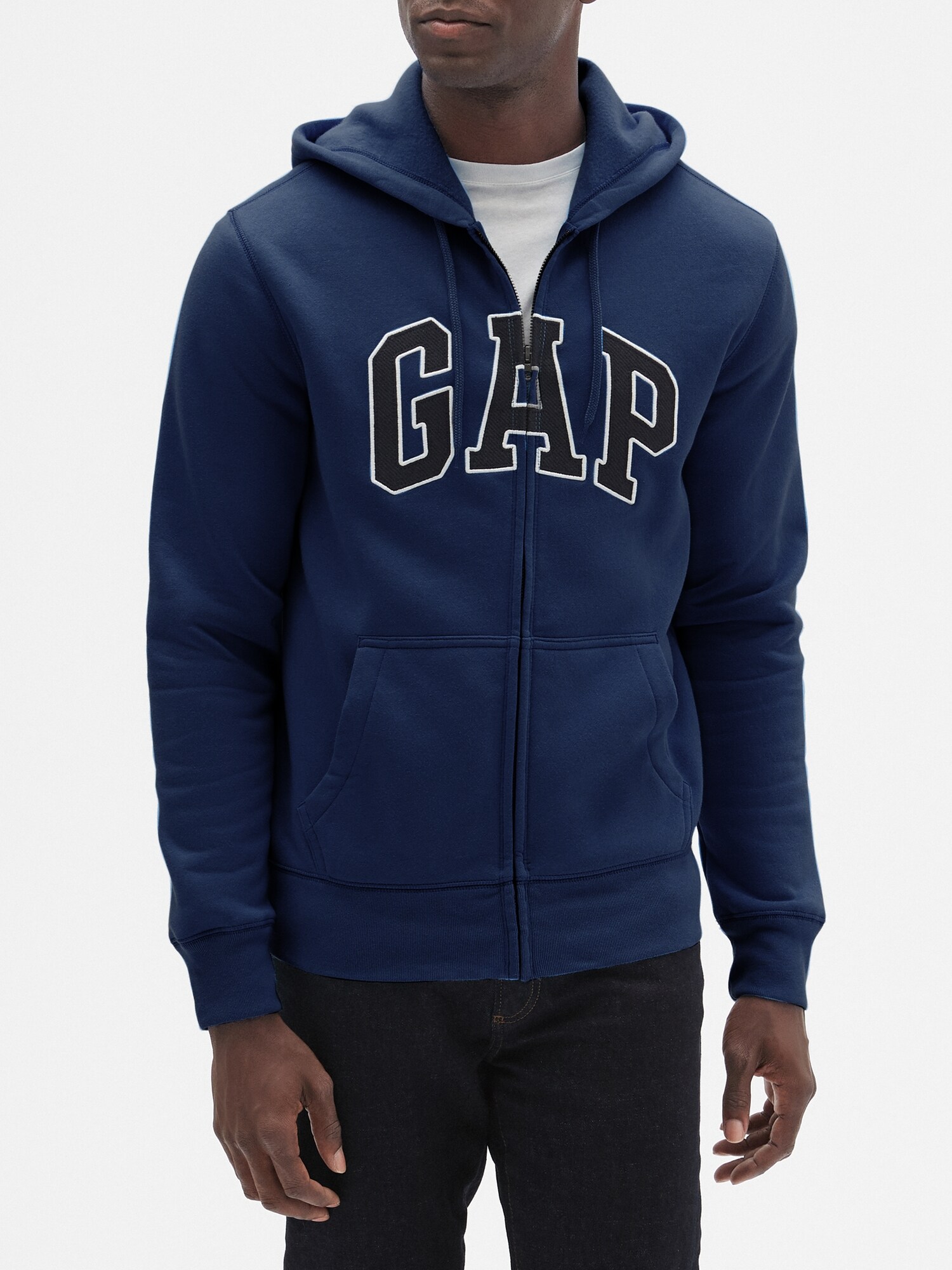 Gap Logo Zip Hoodie Gap Factory