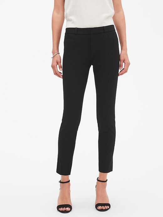 a&f sloane satin tailored pant