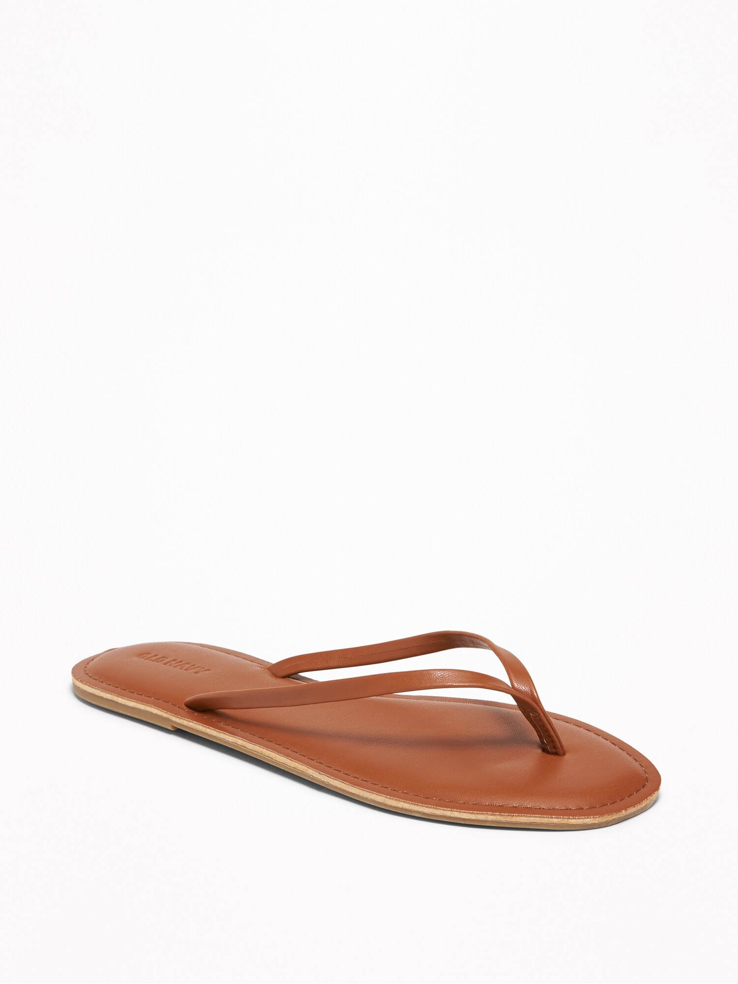 old navy leather flip flops