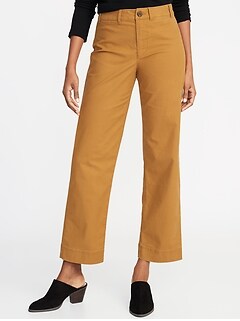 gap wide leg chinos